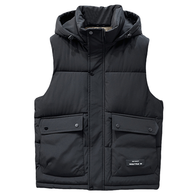 【可拆帽】工装大口袋马甲棉坎肩