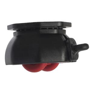 带刹车粘贴式万向滑轮免打孔轴承家用加厚底座静音移动耐磨小轮子