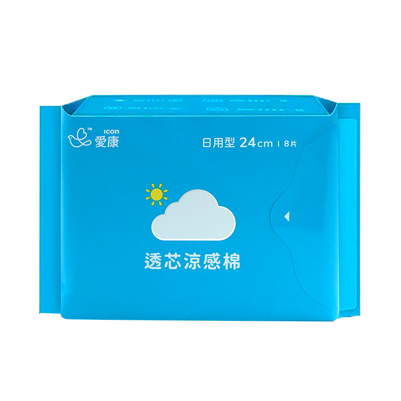 台湾爱康草本凉感卫生巾日用