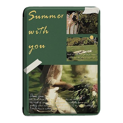 适用于kindle保护套/电子书paperwhite4文艺油画亚马逊oasis3/2咪咕kpw5/1休眠658青春版958入门558阅读器壳