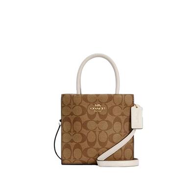 COACH/蔻驰官方 奥莱款女士MINI CALLY单肩斜挎手提包琴谱包CBQ34