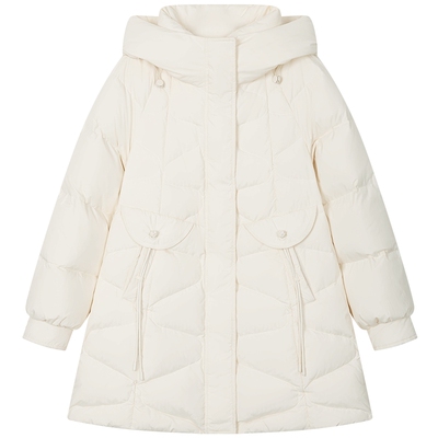 曼德诗时尚气质保暖羽绒服