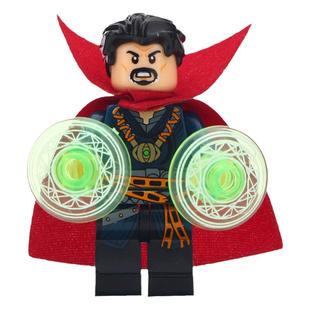 中国积木超英复仇者联盟美国队长拼装猎鹰钢铁侠积木玩具男孩人仔