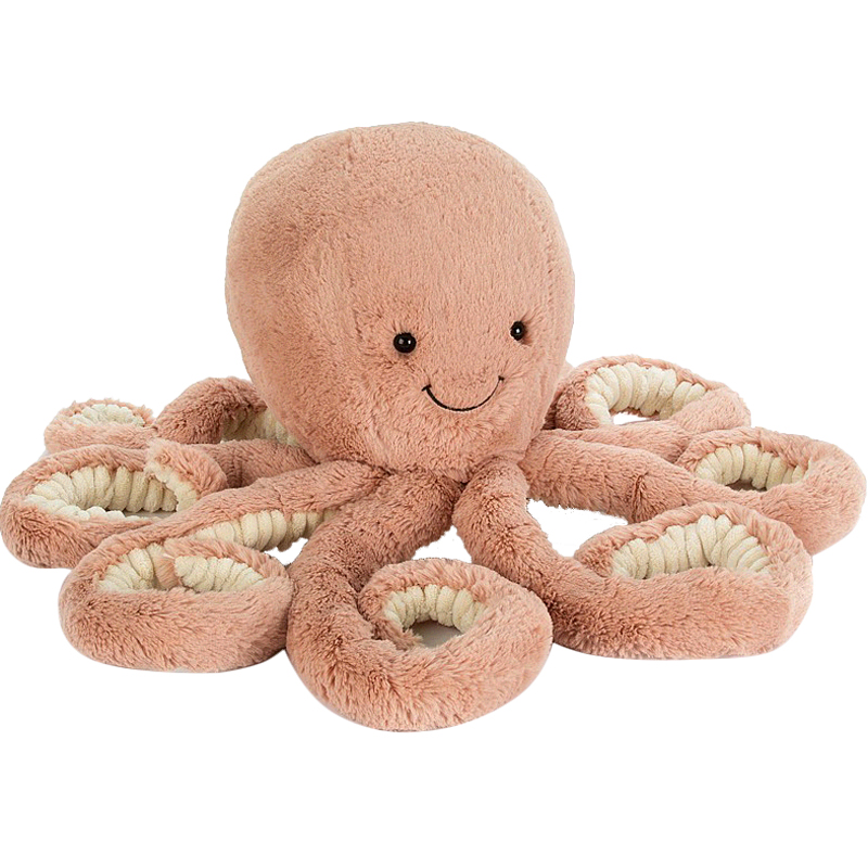 英国jELLYCAT玛雅章鱼奥德儿八爪鱼毛绒玩具宝宝安抚玩偶睡眠抱枕