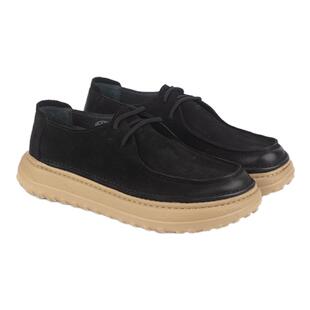 和诚行 春秋季款时尚百搭厚底休闲鞋舒适真皮系带男鞋1320084