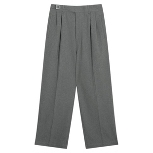 niko and ...裤子男2026春季新款宽松纯色日系宽松长裤592109