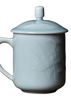 手工永德大师监制陶瓷老板茶杯