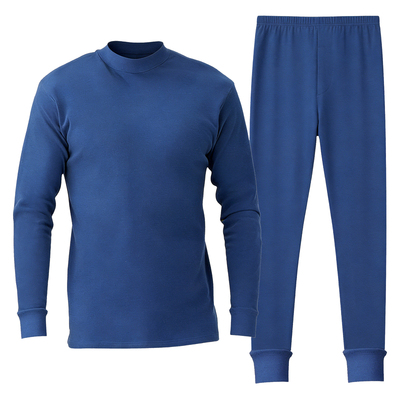 红豆内衣100%纯棉秋衣秋裤套装男士全棉毛衫半高领保暖线衣线裤