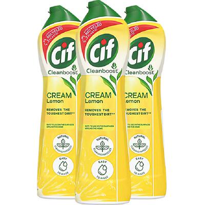 晶杰强力清洁乳清香500ml*3瓶