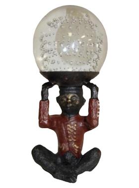 纽约下城公园奉献复古风铸铁猴子