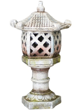 中式风庭院建筑花园造景阳台摆件