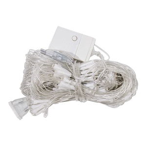 led渔网灯彩灯满天星太阳能户外防水草坪网状灯低压网灯装饰灯