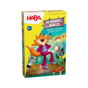 德国HABA儿童游戏森林庆典记忆力观察匹配逻辑思维桌游玩具4岁5岁