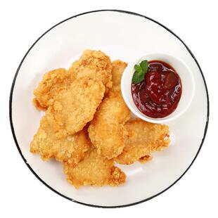 春雪食品香脆小鸡排1kg 冷冻油炸空气炸锅鸡胸肉鸡排鸡肉清真早餐