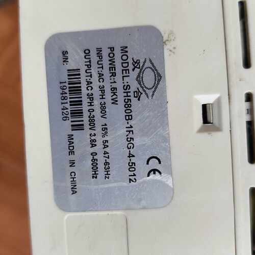 溢价-双合变频器SH580B-1F.5G-4-5012，1.5KW