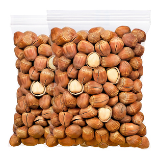 每果时光开口东北大榛子500g原味臻子新鲜坚果炒货特产休闲零食