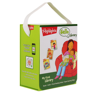 小彼恩图书 点读版 Hello杂志24册套装 首套英语启蒙杂志 英文绘本 hello library 送Highlights官方教导视频