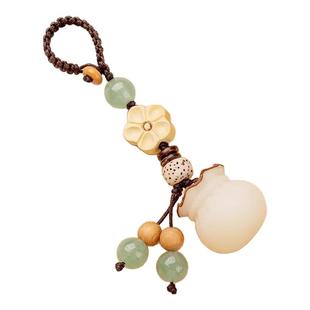 创意手工菩提钱袋手机链挂件情侣高档汽车钥匙扣招财福袋包挂饰品