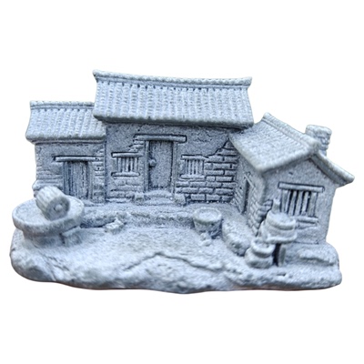 创意国潮卡通鱼缸造景迷你摆件