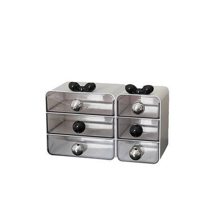 桌面收纳盒抽屉式分层整理