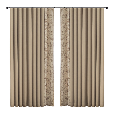 法式窗帘高级感遮光新款奶油风