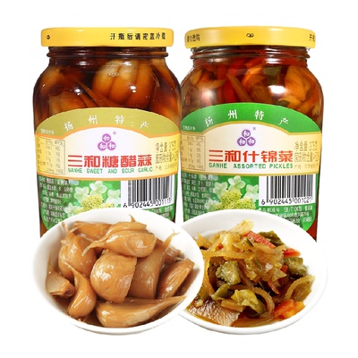 三和糖醋蒜什锦菜酱菜375g×2瓶