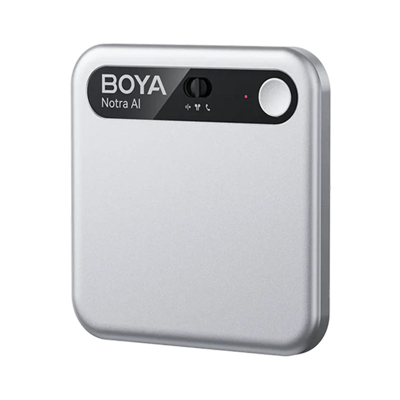 博雅BOYA Notra录音卡片会议纪要分析总结便携AI智能转写翻译笔