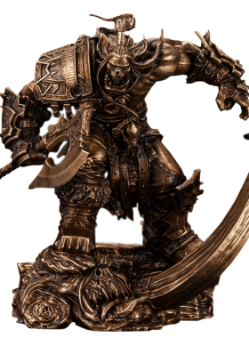 奥格瑞玛青铜雕像西方室内摆件