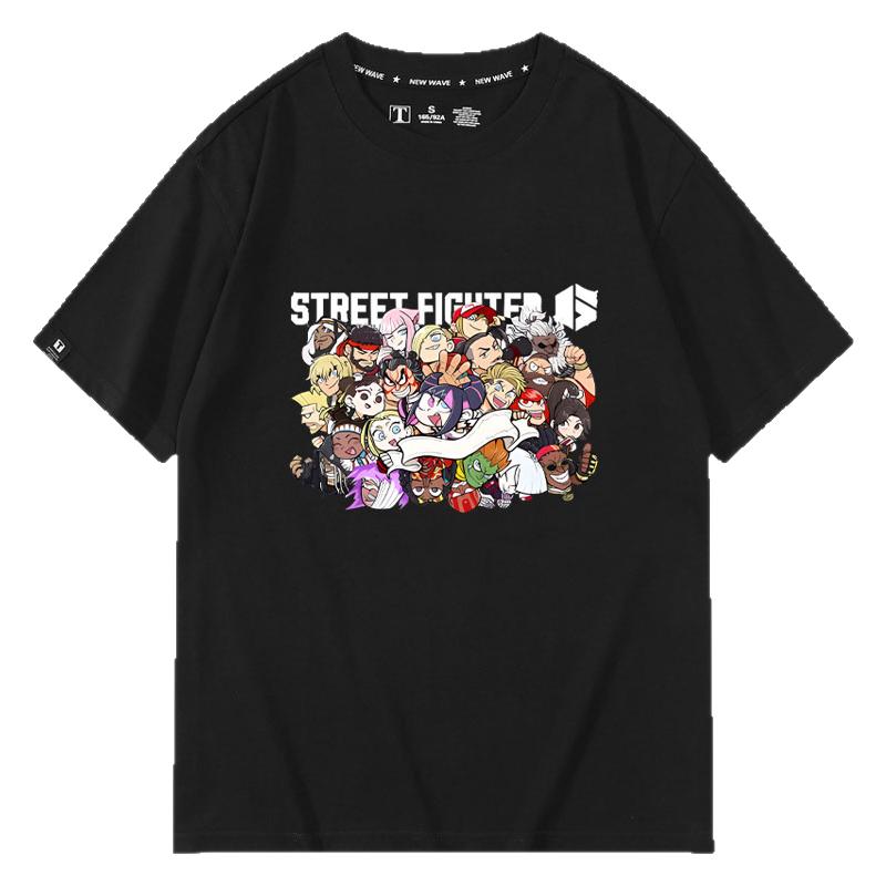休闲宽松纯棉情侣短袖