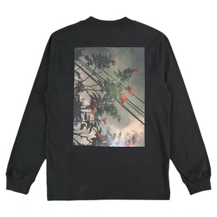 阿伦777 Fear Of God FOG Essentials 19FW相片花卉长袖T恤情侣