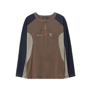 【抗菌凉感】Unvesno(UN)春夏防晒速干凉感撞色运动训练服长袖