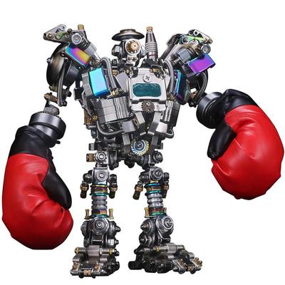 机械党摧毁金属拼装送男生模型