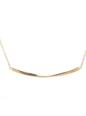 新款小众轻奢设计女微笑项链