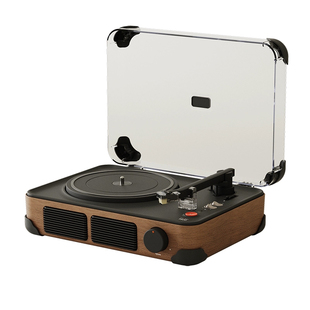 Syitren赛塔林T400一体式黑胶唱片机蓝牙留声机七夕情人节礼物