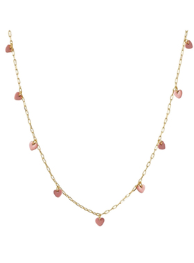 【限时7折】XTASTE 丹麦 LULU Copenhagen 多颗爱心吊坠项链时尚