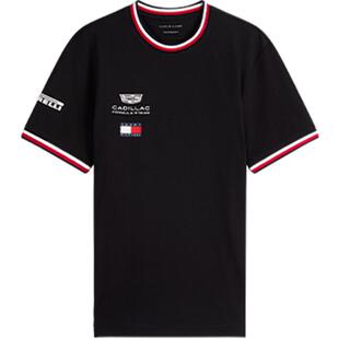 【凯迪拉克F1®联名复刻系列】Tommy26夏男车手同款镶边赛车风T恤