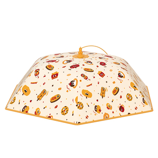 盖菜罩2026新款家用可折叠伞餐桌盖剩饭菜罩子防虫防尘冬季盖菜罩