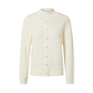 【绵羊毛x山羊绒】ELSEWHERE珂思商场同款长袖针织衫女冬季新款