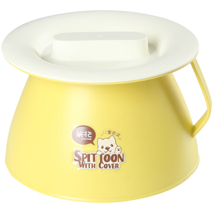 茶花塑料痰盂儿童坐便器家用尿桶小孩尿桶加厚带盖小便尿盆