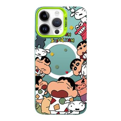 蜡笔小新苹果手机壳magsafe磁吸