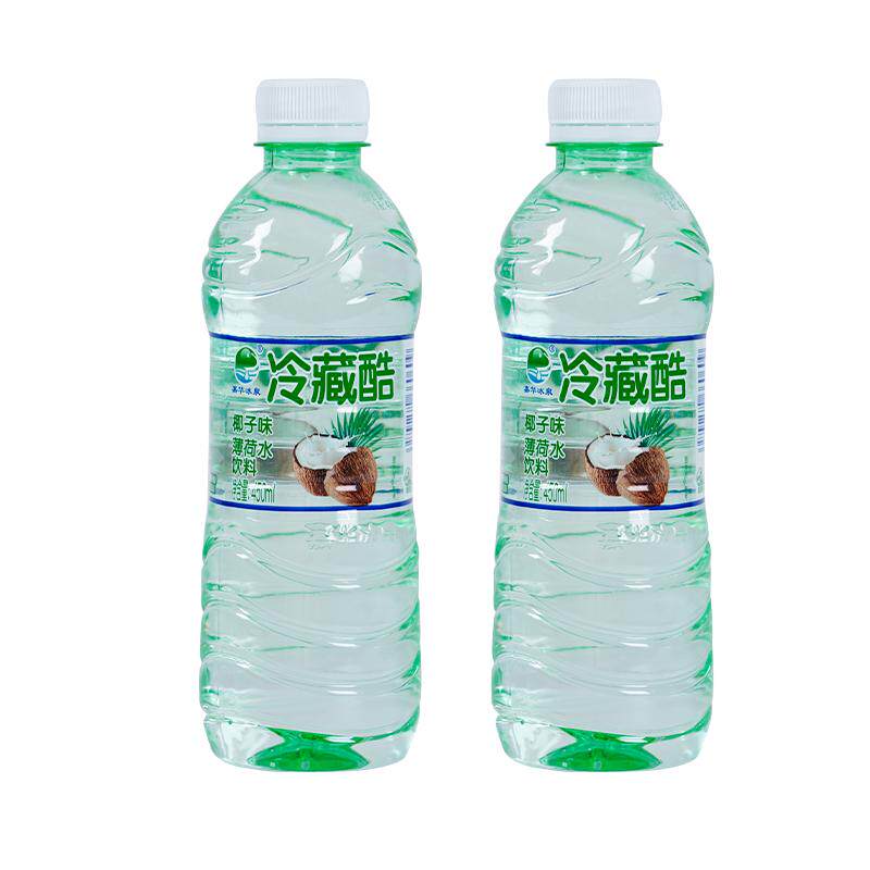 冷藏酷薄荷水清凉饮料LENGCANGKU老款 450mlx6瓶原味柠檬味椰子味