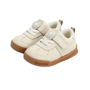 泰兰尼斯学步鞋春秋新款童鞋男宝宝防滑软底面包鞋女童舒适机能鞋