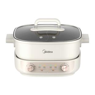 美的速沸电火锅专用新款电锅多功能电热锅家用鸳鸯锅分体式电煮锅