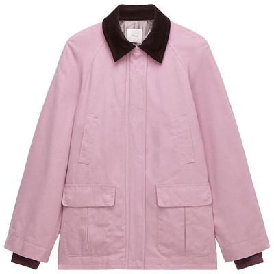 OCHIRLY欧时力翻领插肩棉衣外套