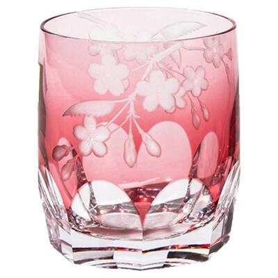 KAGAMI江户切子樱花威士忌对杯