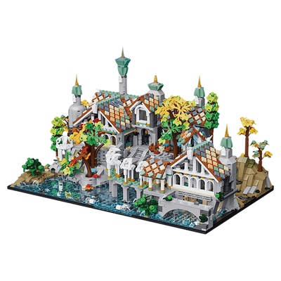 国产积木MOC-182098瑞文戴尔城堡