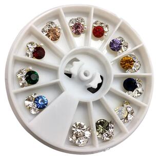 DANA2件包邮10颗日系爆款美甲立体堆钻闪亮珍珠钻石新娘饰品合金