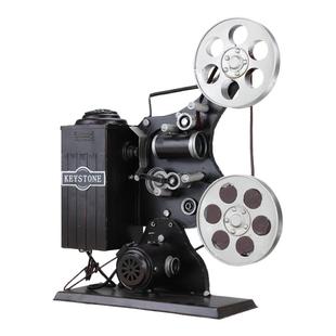 复古老式胶片电影放映机摆件古董发报机照相机上海民国模型道具