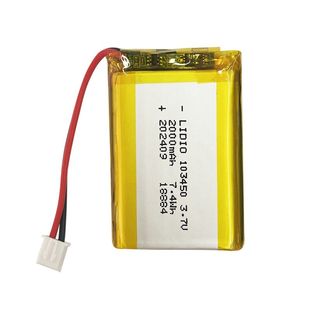 103450聚合物锂电池 3.7v 充电电池带保护板引出线可定制绍能电子