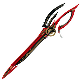 可发光 三木君 鸣潮 千咲cosplay道具服 武器大剪刀 可拆分 木质